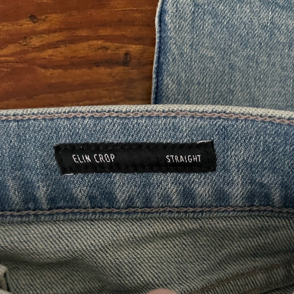 EDWIN Elin Straight‎ Crop Jeans 25 color is Cayman luxury jeans fun and casual - Picture 6 of 7